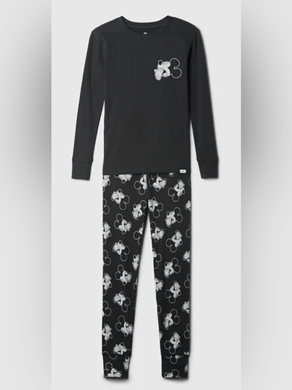 GAP x DISNEY Organic Brushed Cotton
Mickey Mouse PJ Set, Size 8